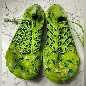 Quickshark Water Shoes Kids Size 4 Bright Green Pool Hiking Wading Quick Dry
